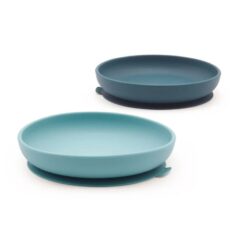 Ekobo Silicone Borden met zuignap 2-pak