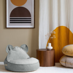 Wigiwama Sitzsack Bär - Misty Green Velvet – Bild 3