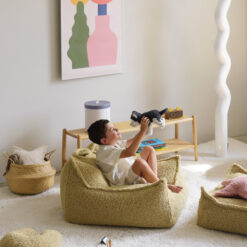 Wigiwama Sitzsack Stuhl - Matcha Teddy – Bild 4