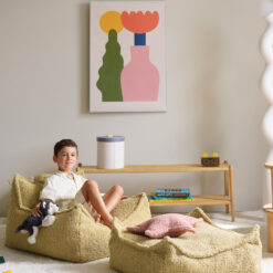 Wigiwama Sitzsack Stuhl - Matcha Teddy – Bild 5