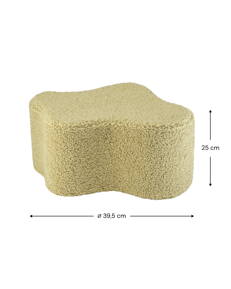 Wigiwama Pouf Cloud - Matcha Teddy – Bild 7